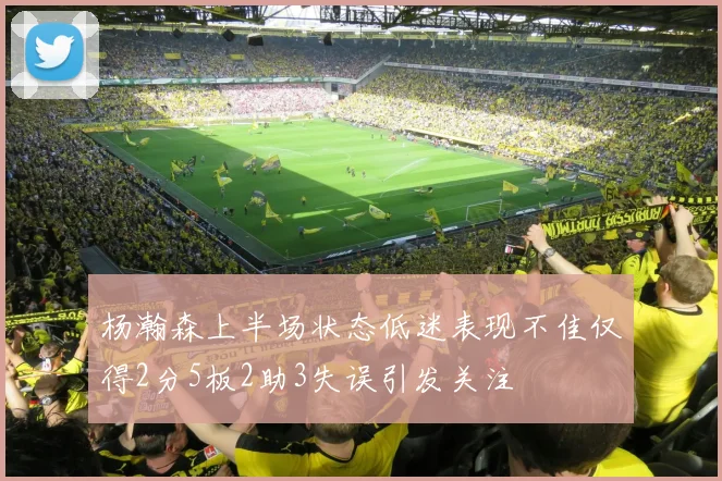 杨瀚森上半场状态低迷表现不佳仅得2分5板2助3失误引发关注